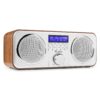 Aanbieding Retourdeal - Audizio Novara stereo FM en DAB radio - 40W - Zilver (ean 8715693331485)