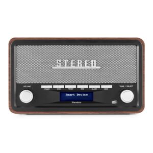 Aanbieding Audizio Foggia retro DAB+ radio met Bluetooth - Stereo draagbare radio (ean 8715693335873)