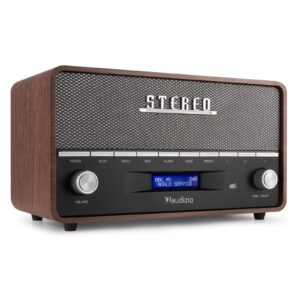 Aanbieding Audizio Corno retro DAB+ radio met Bluetooth - Stereo draagbare radio (ean 8715693335880)