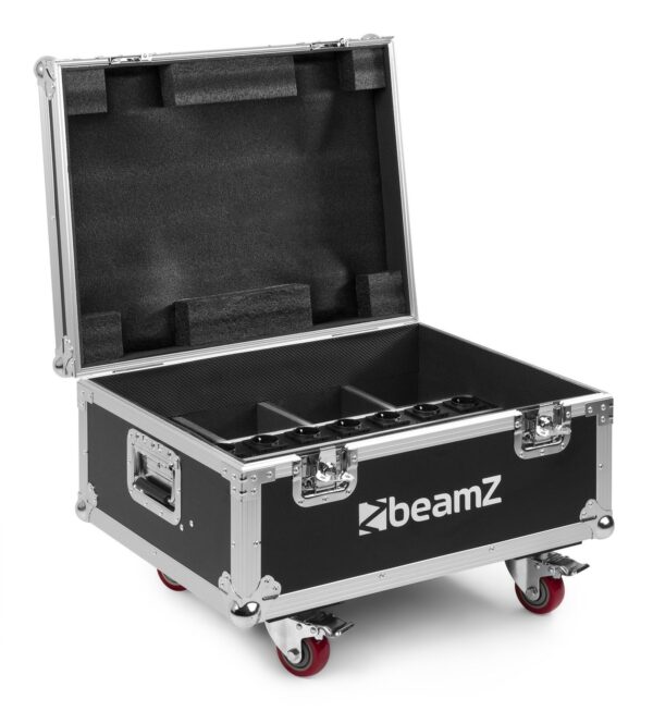 Aanbieding FCC9 Flightcase voor 8x BBP9 serie uplights met oplaadfunctie (ean 8715693303827)