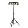 Aanbieding MAX PartyBar4 met RGBW LEDs 3x 3W incl. statief en remote (ean 8715693289060)