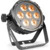 Aanbieding BeamZ BT280 LED flatpar met 7x 10W RGBW_UV LED&apos;s incl. remote (ean 8715693293982)