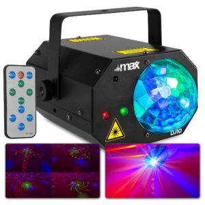 Aanbieding MAX DJ10 lichteffect - Jelly Moon met rood/groene laser (ean 8715693311938)