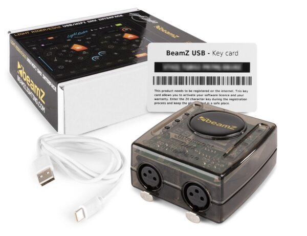 Aanbieding BeamZ DMX USB interface met WiFi (ean 8715693308921)