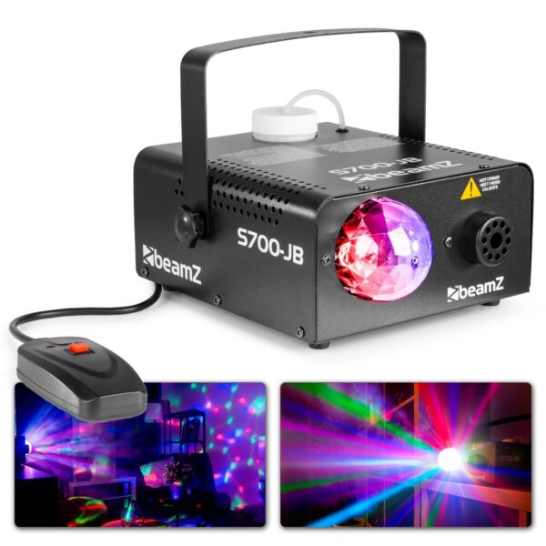 Aanbieding BeamZ S700-JB rookmachine 700 watt met Jelly Ball lichteffect (ean 8715693265699)