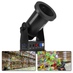 Aanbieding BeamZ CC1200 Confetti launcher met DMX en draadloze afstandsbediening (ean 8715693305982)