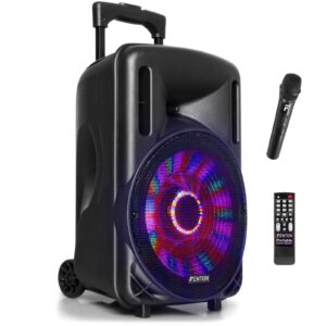 Aanbieding Fenton FT10LED karaoke speaker 450W 10" met LED verlichting (ean 8715693299700)