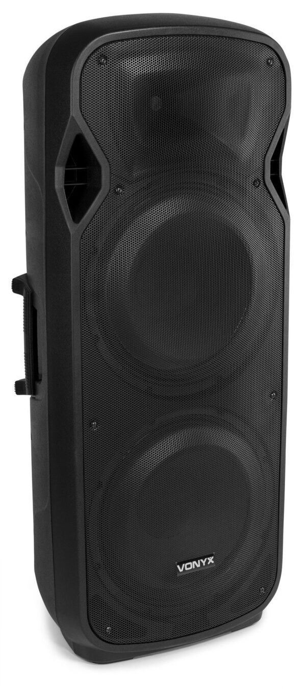 Aanbieding Vonyx AP215ABT Actieve Speaker 2x 15" 1200W met Bluetooth (ean 8715693287141)