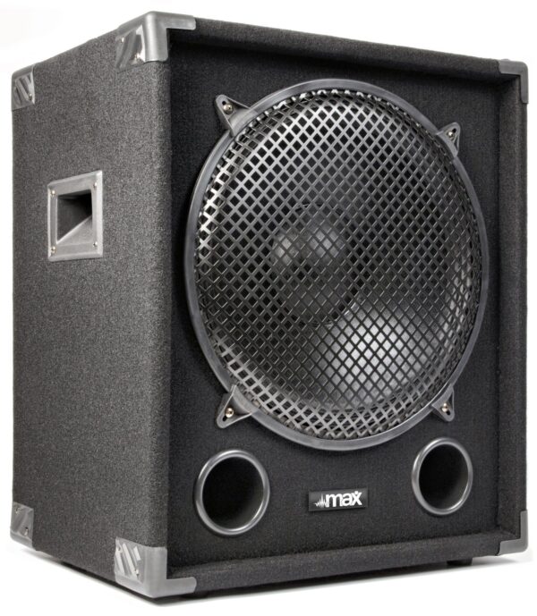 Aanbieding MAX 1200 Watt Disco Subwoofer 15 inch MAX15SUB (ean 8715693271942)