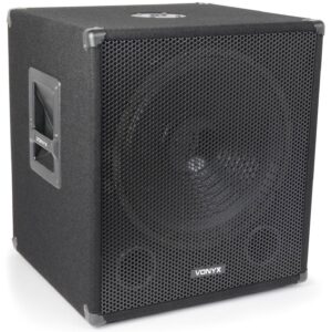 Aanbieding Vonyx SMW15 600 Watt 15 inch Passieve PA Subwoofer (ean 8715693014013)