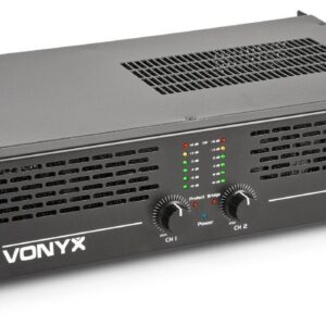 Aanbieding Vonyx VXA-3000 PA versterker 2x 1500W met Brugschakeling (ean 8715693257236)