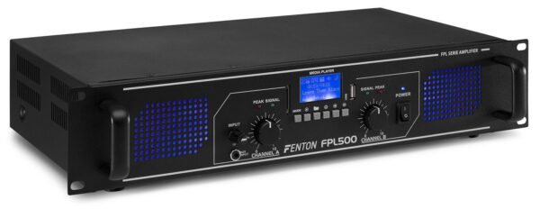 Aanbieding Fenton FPL500 Digitale versterker 2x 250W met Bluetooth en mp3 speler (ean 8715693303261)