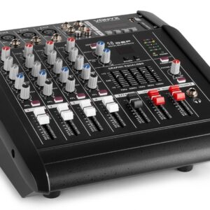 Aanbieding Vonyx AM5A 5-kanaals muziekmixer met ingebouwde 1000W versterker (ean 8715693301380)