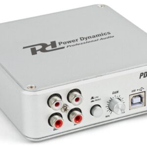 Aanbieding Power Dynamics PDX015 LP&apos;s digitaliseren Phono USB Voorversterker (ean 8715693293500)