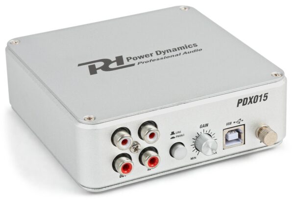 Aanbieding Power Dynamics PDX015 LP&apos;s digitaliseren Phono USB Voorversterker (ean 8715693293500)