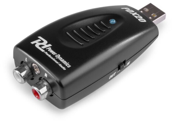 Aanbieding Power Dynamics PDX20 digitaal / analoog converter USB - RCA (ean 8715693306354)