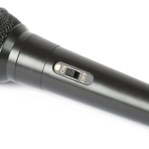 Aanbieding Fenton DM100 zwarte dynamische microfoon voor o.a. DJ&apos;s en karaoke (ean 8715693329520)