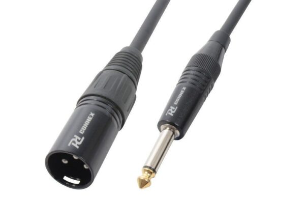 Aanbieding PD Connex XLR Male - 6.3mm Mono jack kabel 3 meter (ean 8715693267914)