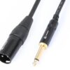 Aanbieding PD Connex XLR Male - 6.3mm Mono jack kabel 15 centimeter (ean 8715693283570)