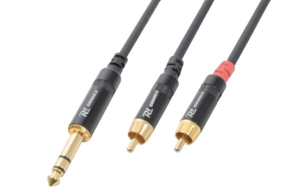 Aanbieding PD Connex Kabel 6.3 Stereo - 2 RCA Male 1.5m (ean 8715693268027)