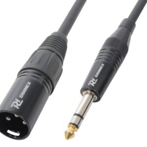 Aanbieding PD Connex XLR Male - 6.3mm Stereo jack kabel 1.5 meter (ean 8715693268188)