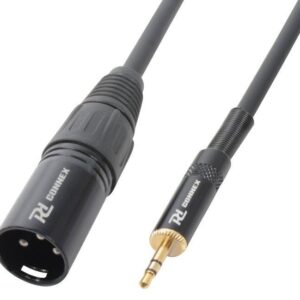 Aanbieding PD Connex 3.5mm mini jack Stereo - XLR Male kabel 0.5 meter (ean 8715693268270)