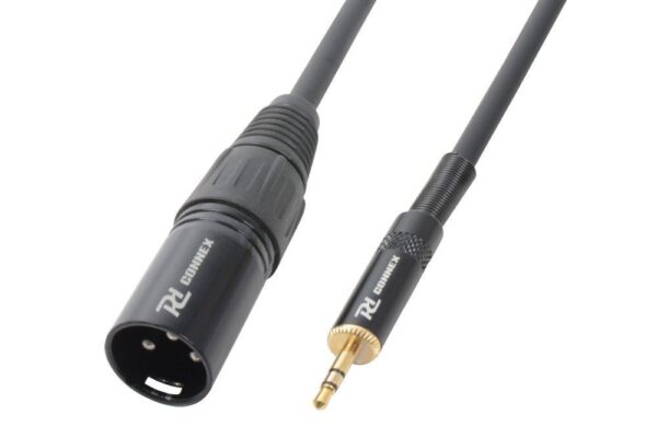 Aanbieding PD Connex 3.5mm mini jack Stereo - XLR Male kabel 0.5 meter (ean 8715693268270)