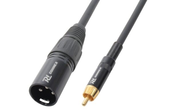 Aanbieding PD Connex Kabel XLR Male - RCA Male 3.0m (ean 8715693268287)