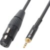 Aanbieding PD Connex 3.5mm mini jack Stereo - XLR Female kabel 0.5 meter (ean 8715693268331)