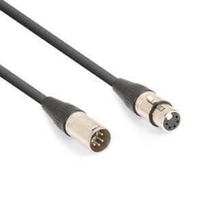 Aanbieding PD Connex DMX kabel 5-pin XLR Male - 5-pin XLR Female 3m (ean 8715693295375)