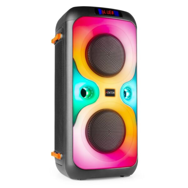 Aanbieding Retourdeal - Fenton BoomBox440 - Accu partybox met microfoon en LED&apos;s (ean 8715693335360)