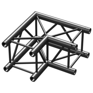 Aanbieding BeamZ Truss P30-C21B vierkante truss zwart 90° 2-weg hoek (ean 8715693302561)