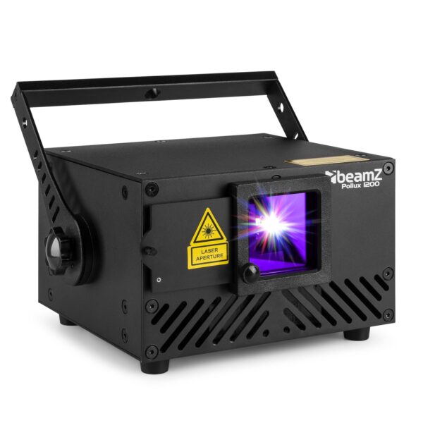 Aanbieding BeamZ Pollux 1200 laser RGB - Multicolor 1200mW TTL laser - DMX en (ean 8715693336085)