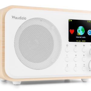 Aanbieding Audizio Vicenza - DAB+ en WIFI Radio met Bluetooth - Op accu - Wit (ean 8715693342437)