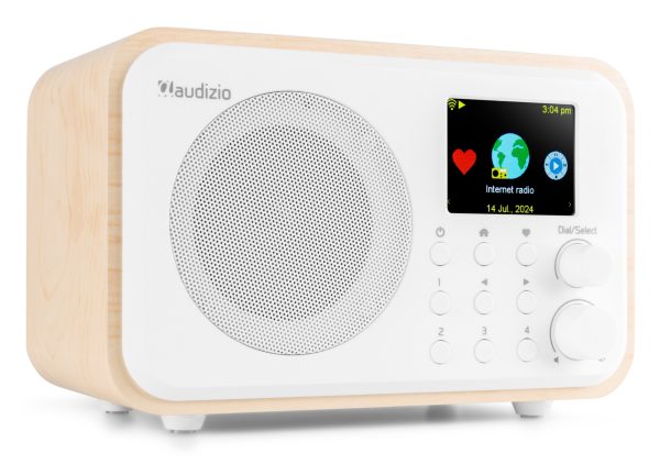 Aanbieding Audizio Vicenza - DAB+ en WIFI Radio met Bluetooth - Op accu - Wit (ean 8715693342437)