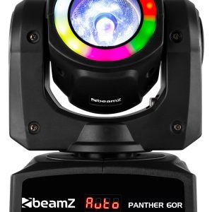 Aanbieding BeamZ Panther 60R LED Beam Moving Head met LED-ring - 60 Watt (ean 8715693341713)