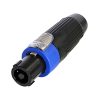 Aanbieding Neutrik - 4-polige Speakon Vrouwelijke Kabelconnector - zwart metaal - (ean 8715693343113)