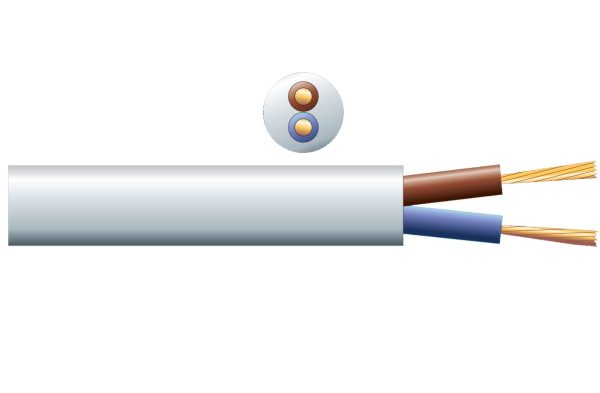 Aanbieding PD Connex 100V luidsprekerkabel 2x 1.5mm² 15A - Wit - 100 meter rol (ean 8715693344899)