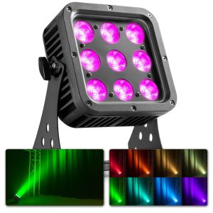 Aanbieding BeamZ StarColor72 outdoor LED floodlight - 9x 8W RGBW (ean 8715693327618)