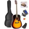 Aanbieding MAX SoloJam Western akoestische gitaar starterset - Sunburst (ean 8715693328936)