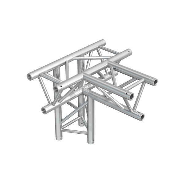 Aanbieding BeamZ Truss P33-T42 driehoek truss T-stuk 4-weg - Apex down (ean 8715693318074)