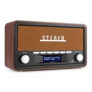 Aanbieding Audizio Foggia retro DAB+ radio met Bluetooth - Stereo draagbare radio (ean 8715693335934)