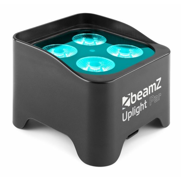 Aanbieding Retourdeal - BeamZ BBP90 Uplight PAR spot op accu met 4x 4W LED&apos;s (ean 8715693321462)
