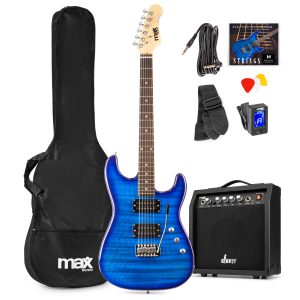 Aanbieding Max GigKit Superstrat Elektrische gitaar met 40 Watt versterker en (ean 8715693341072)