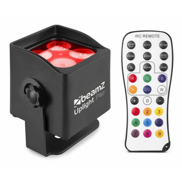 Aanbieding Retourdeal - BeamZ BBP44 compacte accu Uplight geschikt voor buiten (ean 8715693314249)