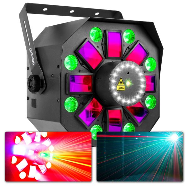 Aanbieding BeamZ MultiBox 4-in-1 LED lichteffect met lasers