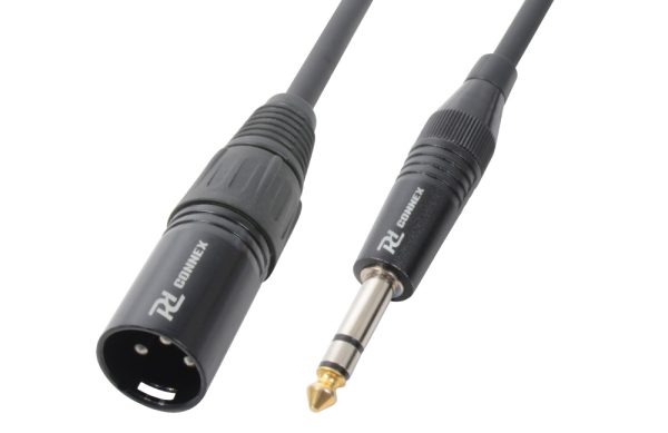 Aanbieding PD Connex XLR Male - 6.3mm Stereo jack kabel 12 meter (ean 8715693348033)