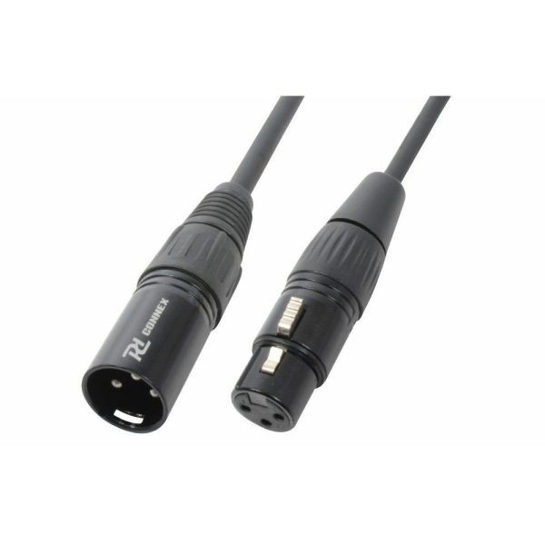 Aanbieding PD Connex Signaalkabel XLR male/female 3-pins - 20 meter - zwart (ean 8715693277173)