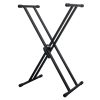 Aanbieding Vonyx KBS03 Keyboardstandaard met dubbel X-frame - Voor keyboards en (ean 8715693352245)