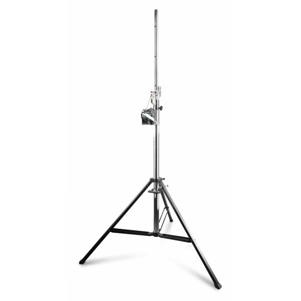 Aanbieding BeamZ WLS80 wind-up lichtstandaard - Hoogte 410cm max. (ean 8715693316964)